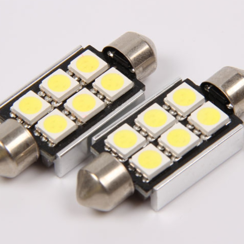 5050 6smd canbus bezchybný 36mm automobilové ledem vedené festoon světlo vedlo vnitřní světlo